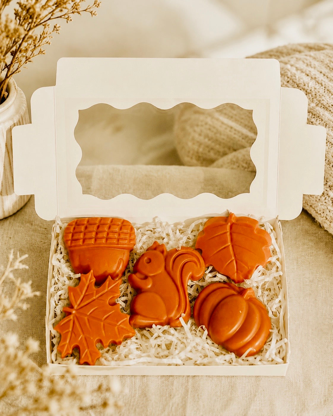 Autumn Wax Melts Gift Set-Soy Wax Melts-Pumpkin Spice-Herbst Wax Melts-Duftwachs-Herbstduf