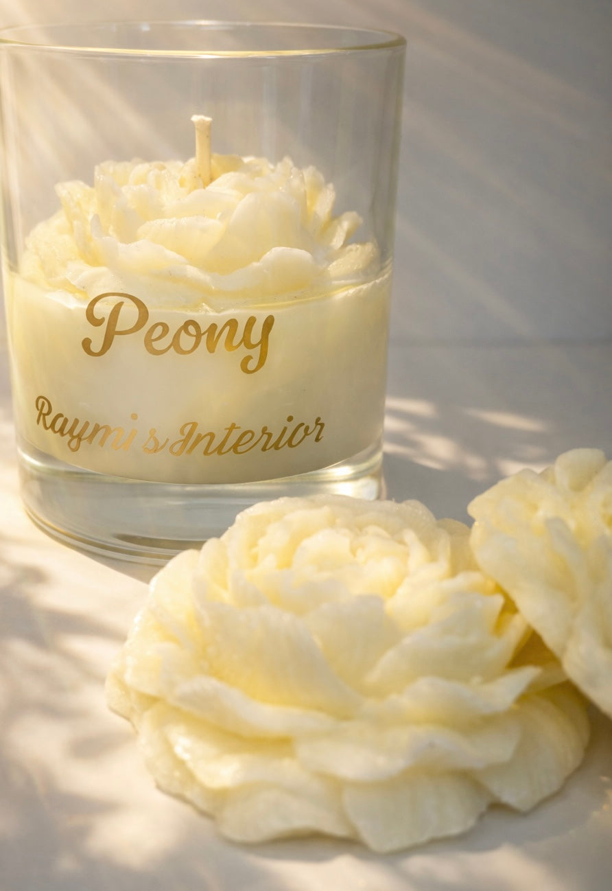 Pfingstrosenkerze-Peony Kerze