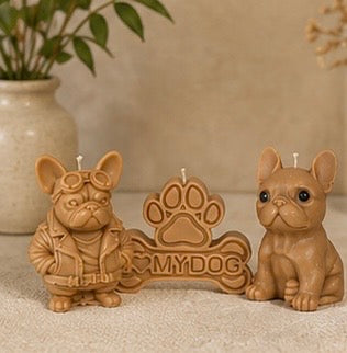 Hunde Kerzen Set „Liebe auf vier Pfoten“ 🐾