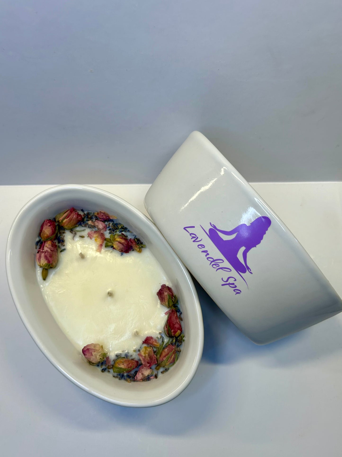 Lavendel Spa-Wellnesskerze