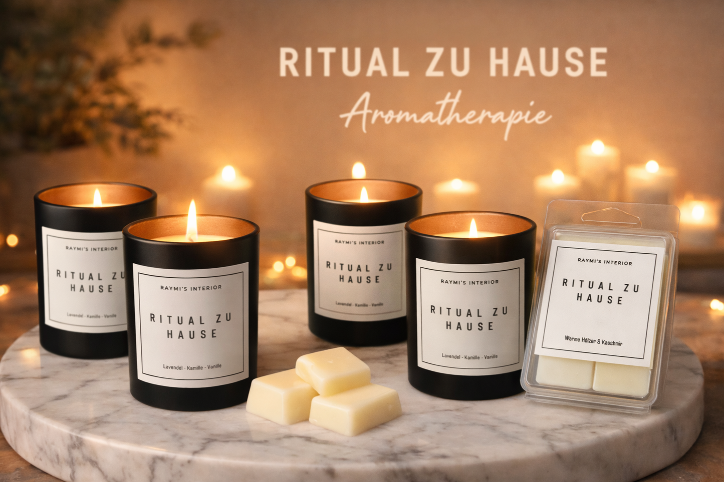 Ritual zu Hause-Duftkerzen Set Ritual zu Hause