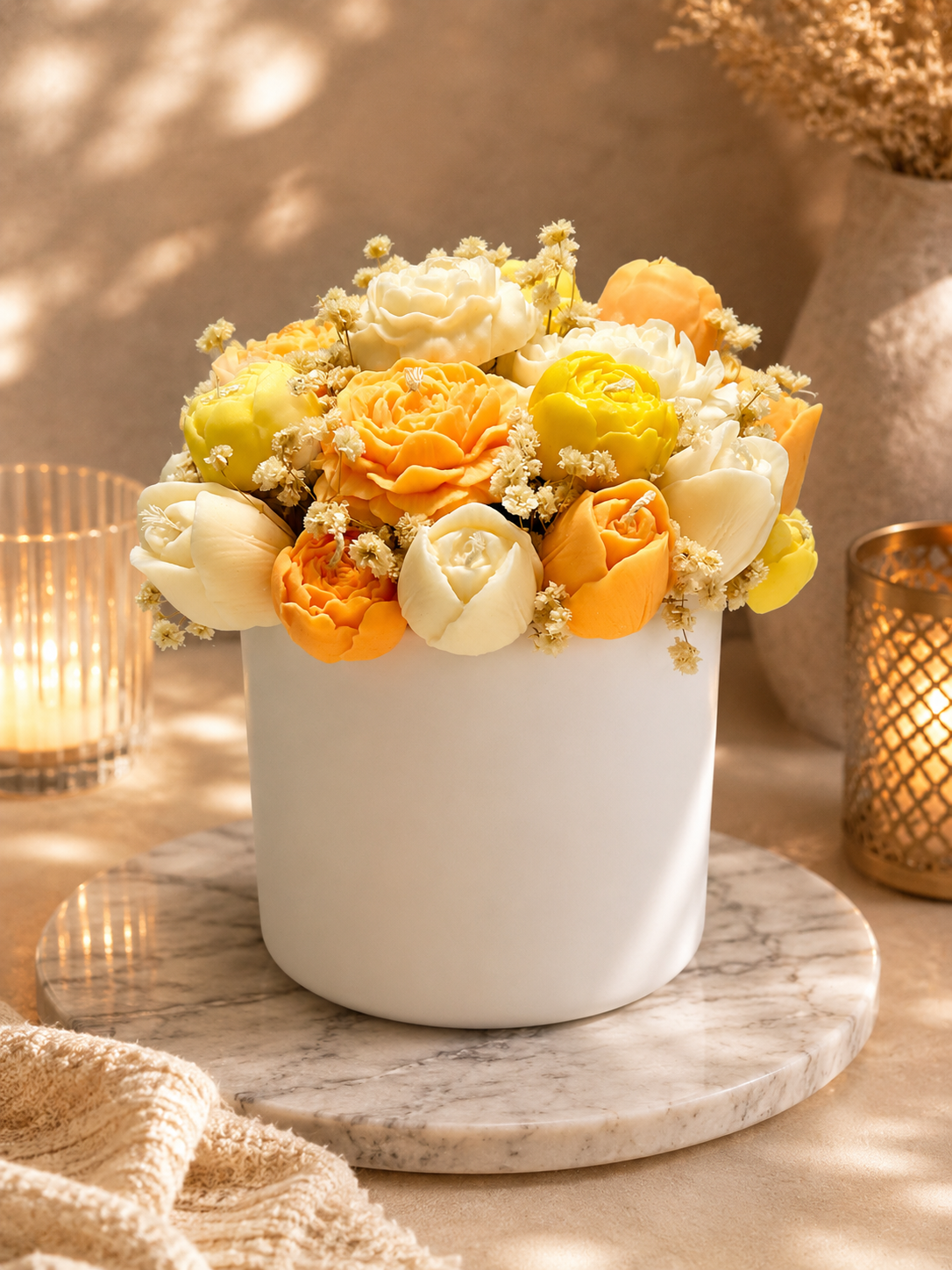 Blumenstrauß aus Wachs