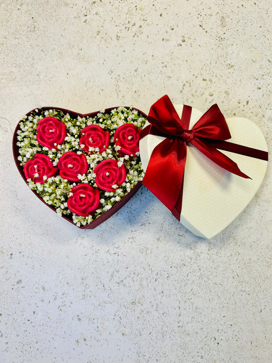 Geschenk Box-Blumenstrauß aus Wachs